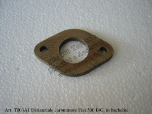 distanziale carburatore in nero