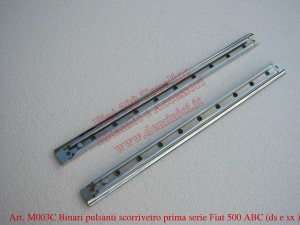 binari pulsanti scorrivetro prima serie