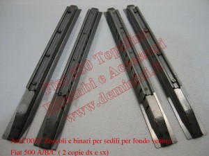 zoccoli e binari sedili