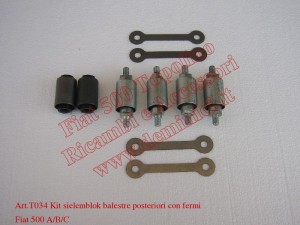 Kit sielemblok balestre posteriori con fermi