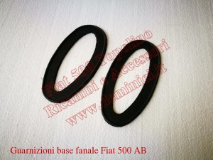 Guarnizioni base fanale Fiat 500 AB