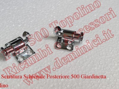 Art. M002D Serratura Schienale Posteriore Giardinetta legno