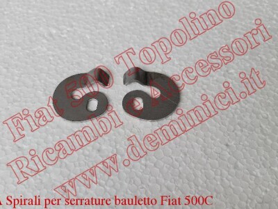Art. M006A Spirali per serrature bauletto Fiat 500C 