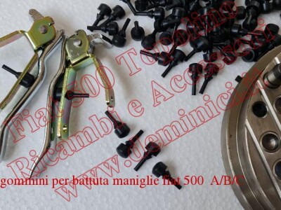 Art. R039D Gommini battuta maniglie porte Fiat 500 A/B/C Topolino