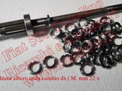 Art. T069 Ghiera albero coda cambio dx ( M. mm 22 x 1,5 )