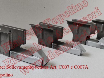 Particolari per Sollevamento vettura Art. C007 e C007A Fiat 500 Topolino 