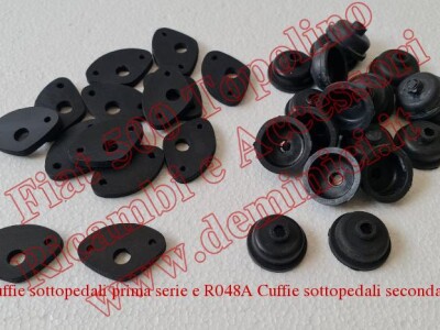 Cuffie Sottopedali prima e seconda serie Fiat 500 Topolino 1936 - 1955