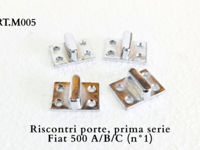 Riscontri porte, prima serie Fiat 500 A/B/C