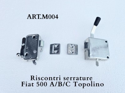 Art. M004 Riscontri serrature 500 Fiat A/B/C Berlina,Belvedere,Giardiniera