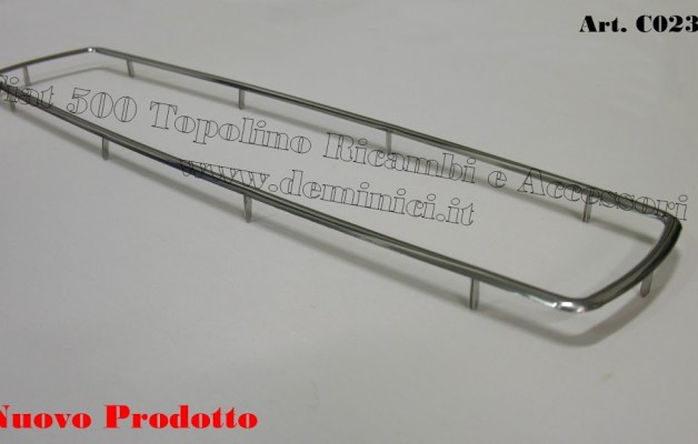 Cornice Cromata per plancia cruscotto 500 ABC ( modello con Cupiglie )