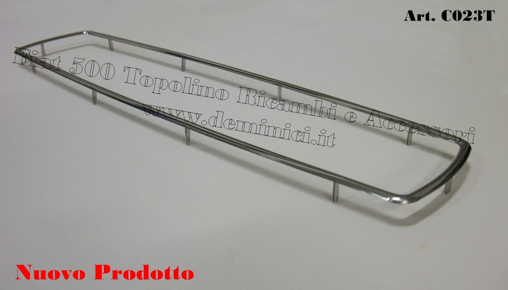 Cornice Cromata per plancia cruscotto 500 ABC ( modello con Cupiglie )
