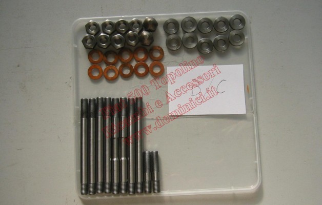 Art. T012 Kit prigionieri monoblocco fiat 500 B/C