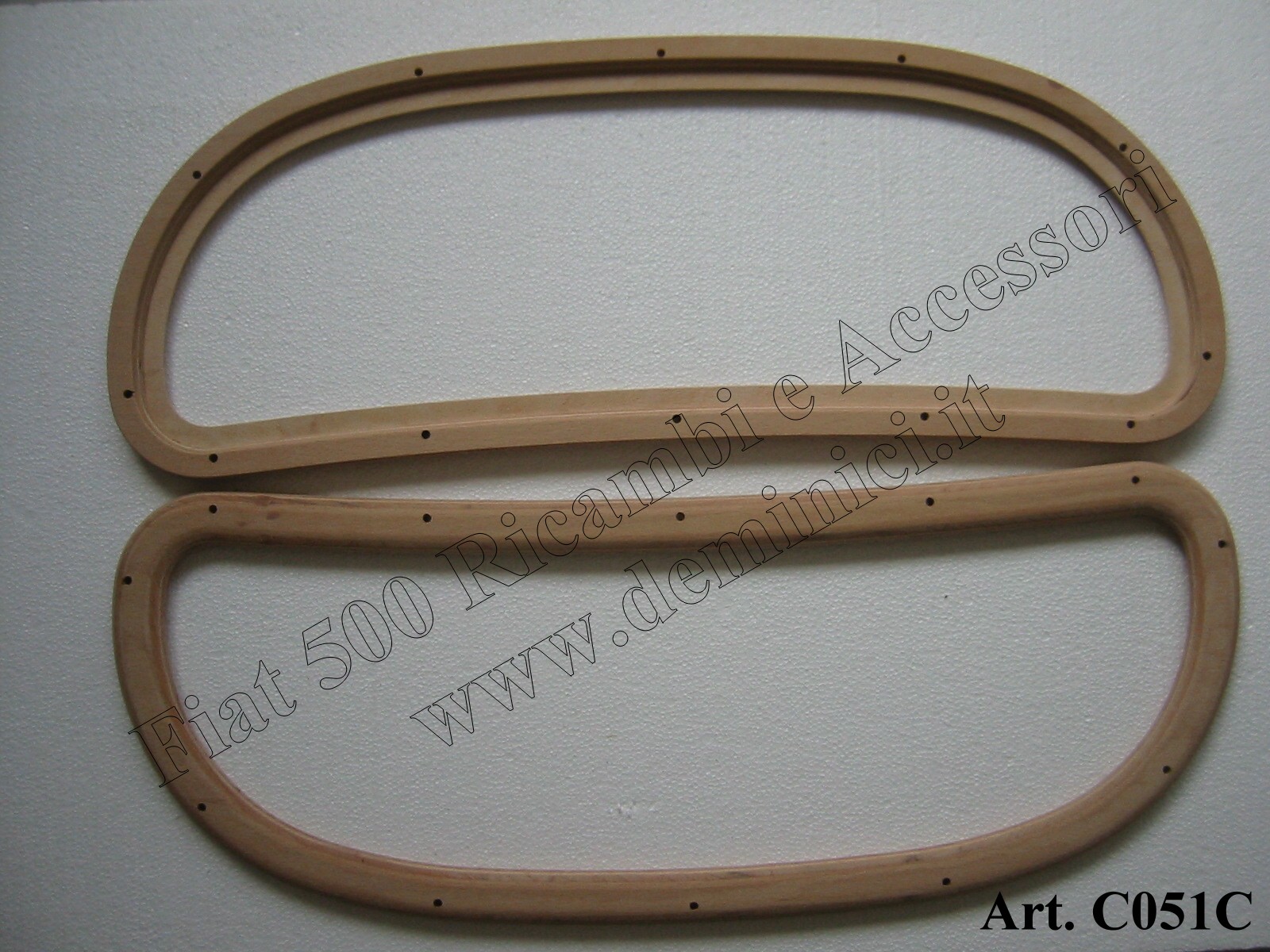Cornice lunotto in legno