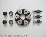 Dadi, Ghiere, Giunto, Colonnette fissaggio: albero trasmissione fiat 500 A/B/C