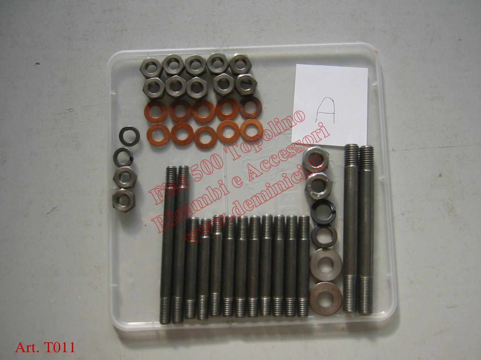 Art. T011 Kit prigionieri monoblocco fiat 500A