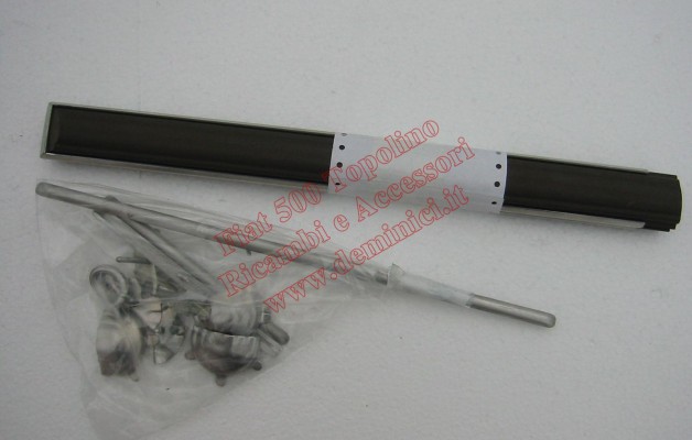 Kit Paraurti alluminio gomma Fiat 500C (prime serie)