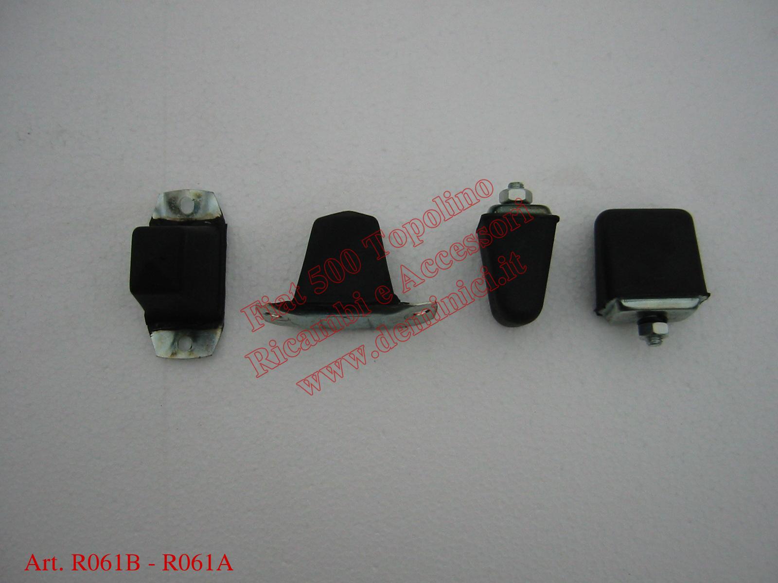 Tamponi fine corsa anteriori e posteriori Fiat 500 A/B/C