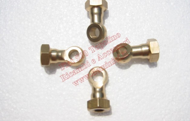 T032A5 Raccordo Ant.e Post. cilindretto freno Fiat 500C terza serie