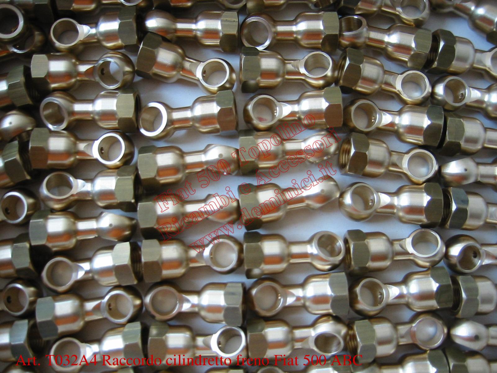 T032A4 Raccordo cilindretto freno Fiat 500 ABC