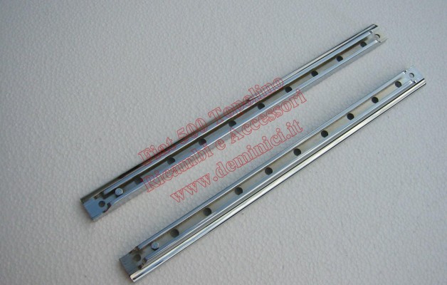 Binario per pulsanti scorrivetro prima serie Fiat 500 A/B/C (ds e sx )