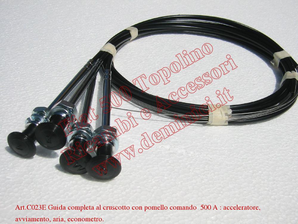 Art. C023E Guida completa al cruscotto Fiat 500 A