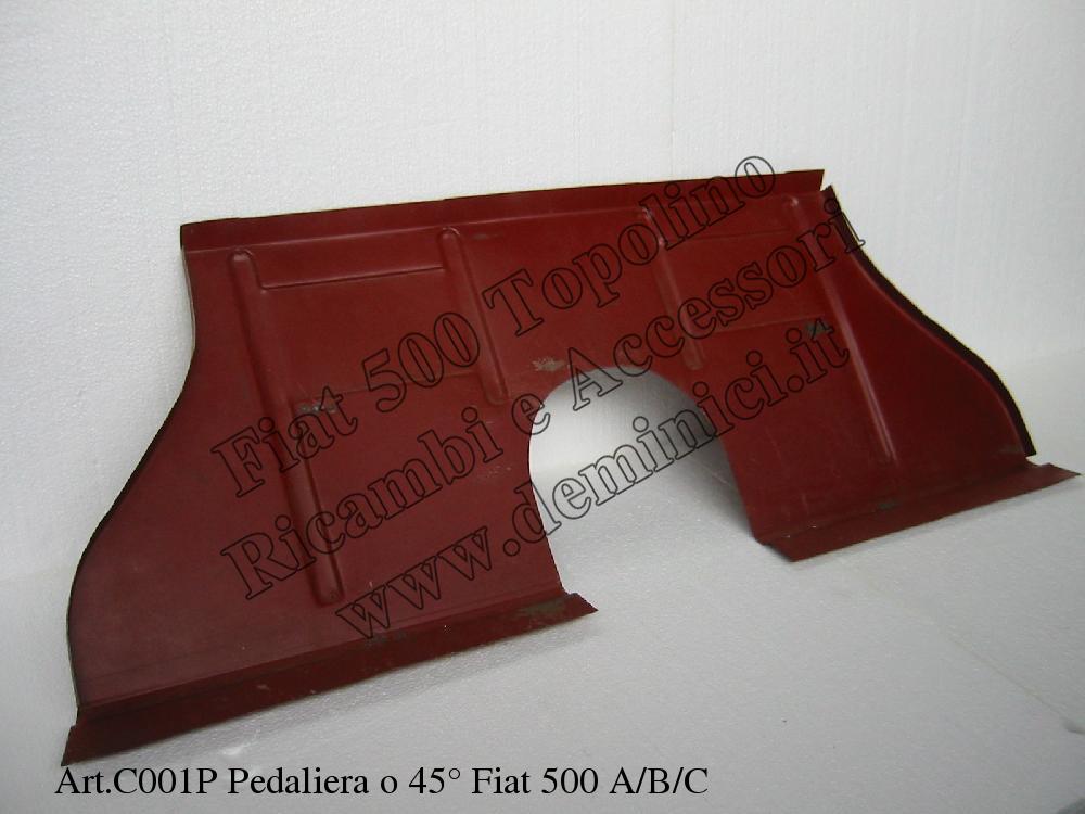 45° per pedaliera Fiat 500 A/B/C