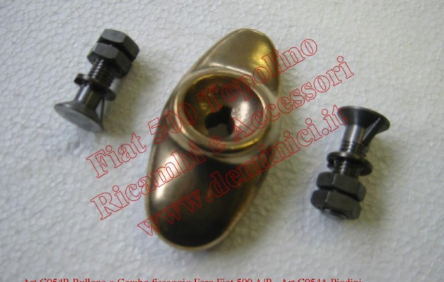 Bullone fissaggio e Piedino Faro Fiat 500 A/B