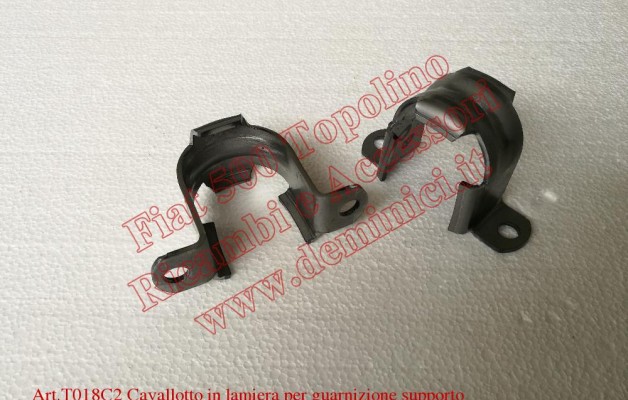Cavallotto in lamiera per guarnizione supporto motore Fiat 500 A/B/C