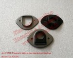 Flangia in lamiera per guarnizione piantone sterzo Fiat 500 B/C