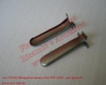 Art. C004Q Maniglia in lamiera  500 Fiat A/B/C, per sportello presa aria laterale