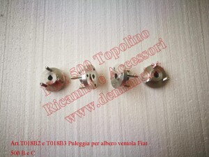 puleggie albero ventola fiat 500 B e C
