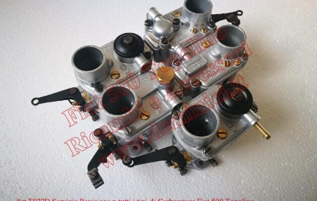 Servizio Revisione per tutti i tipi di Carburatore Fiat 500 Topolino (inviati presso nostra sede)