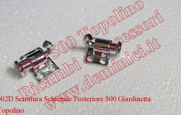 Art. M002D Serratura Schienale Posteriore Giardinetta legno