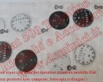 Art. C024A Vetrini copia con scala per ripristino strumenti modello Fiat 500 A ( Richiedere prodotto con: campioni, fotocopia o disegno )