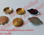 Tappo a Stella Rotondo e a Baionetta per serbatoio benzina Fiat 500 Topolino