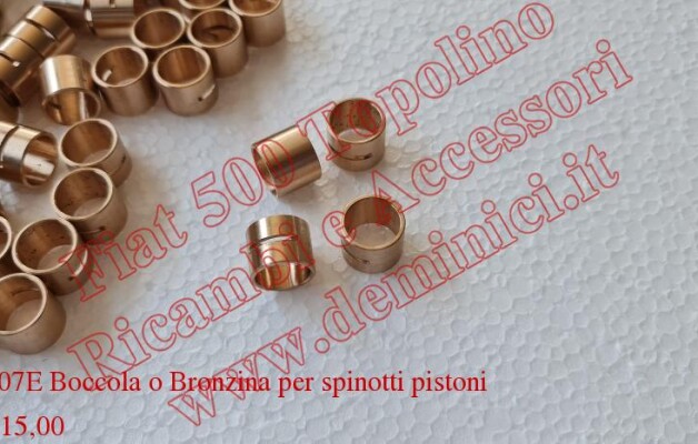 Boccola o Bronzina per spinotti pistoni Ø mm 15,00