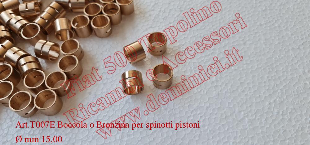 Boccola o Bronzina per spinotti pistoni Ø mm 15,00