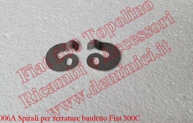 Art. M006A Spirali per serrature bauletto Fiat 500C