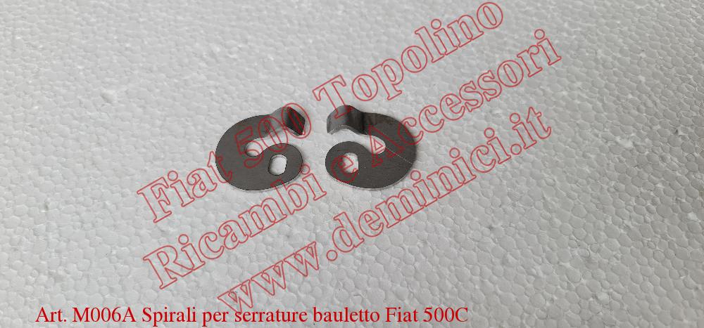 Art. M006A Spirali per serrature bauletto Fiat 500C