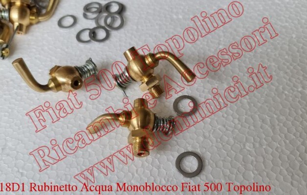 Art.T018D1 Rubinetto Acqua Monoblocco Fiat 500 Topolino