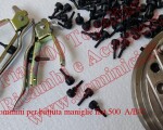 Art. R039D Gommini battuta maniglie porte Fiat 500 A/B/C Topolino
