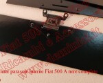 Art.C025A Alette parasole interne Fiat 500 A nere complete di ancoraggio
