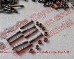 Art.T007A Kit Bulloncini per Bielle, completo di dadi e fermi Fiat 500 A/B/C ( n°8 )