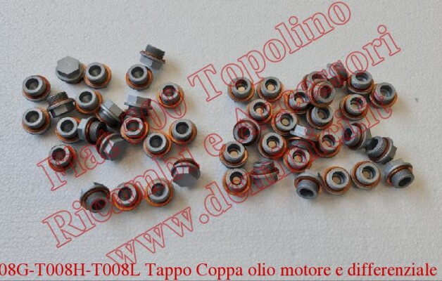 Art.T008G-T008H-T008L Tappo Coppa olio motore e differenziale