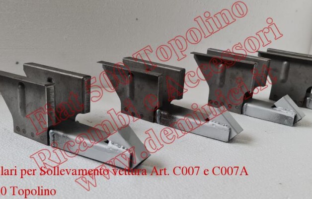 Particolari per Sollevamento vettura Art. C007 e C007A Fiat 500 Topolino