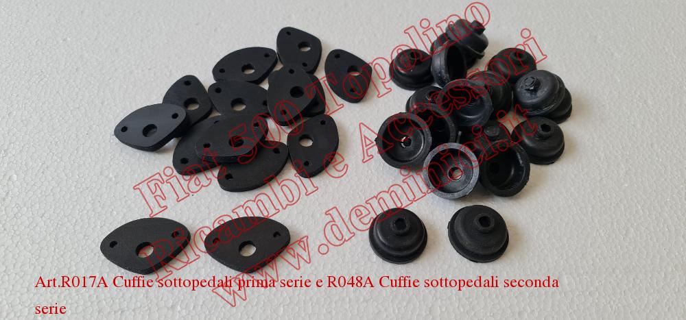Cuffie Sottopedali prima e seconda serie Fiat 500 Topolino 1936 – 1955
