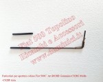 Particolari per apertura cofano Fiat 500C  Art. R038B Gommino – C028G Molla – C028F Asta