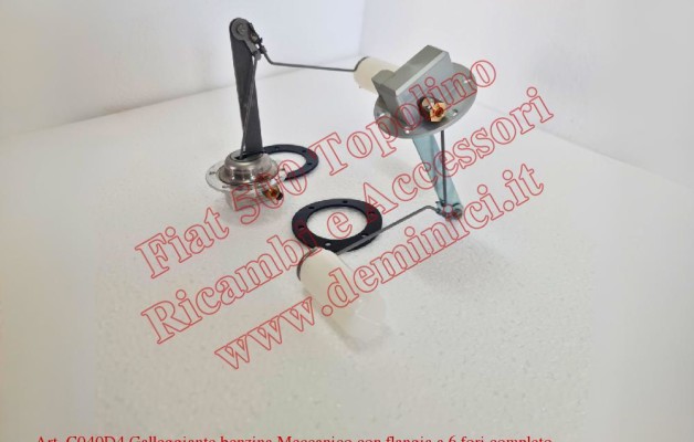 Art. C040D4 Galleggiante benzina Meccanico con flangia a 6 fori completo di guarnizione