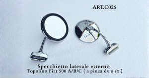 specchietto laterale cromato x sito