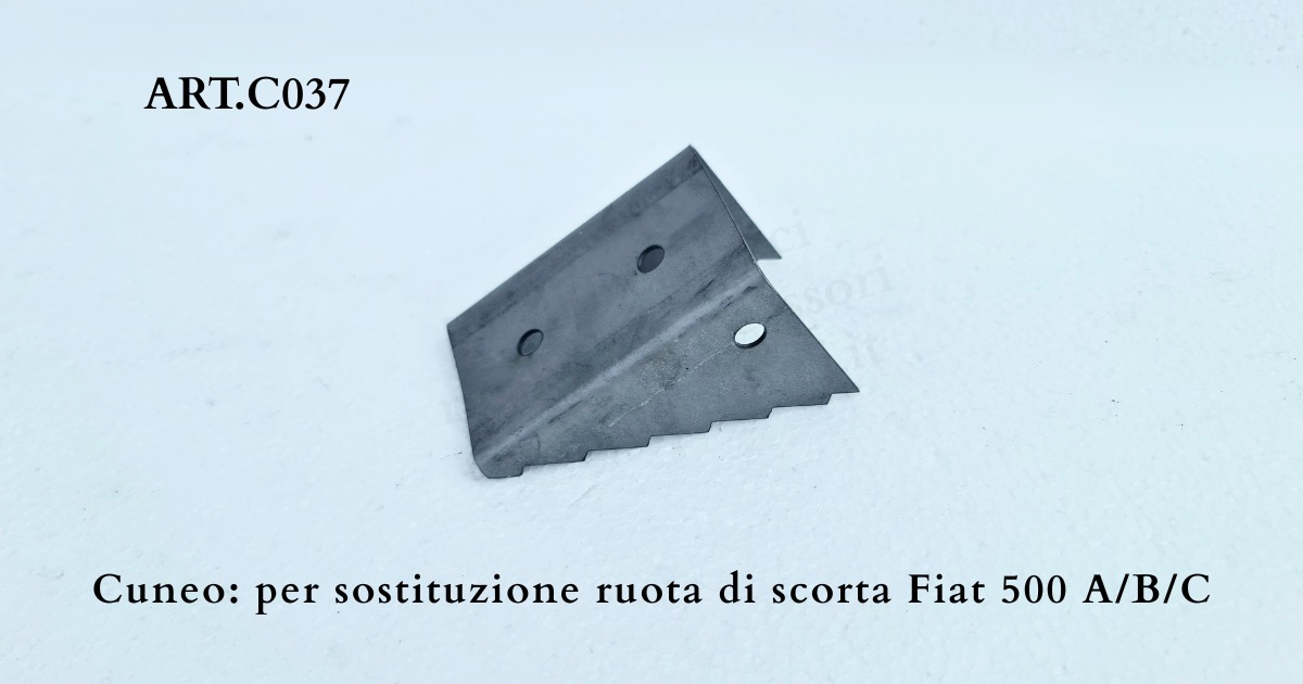 Art. C037 Cuneo : per sostituzione ruota di scorta Fiat 500 A/B/C